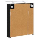vidaXL Kúpeľňová zrkadlová skrinka Čierny dub 60 x 14,5 x 70 cm – Obrázok 9