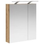 vidaXL Kúpeľňová zrkadlová skrinka Remeselnícky dub 60 x 14,5 x 70 cm – Obrázok 5