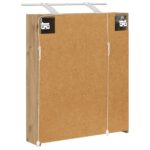 vidaXL Kúpeľňová zrkadlová skrinka Remeselnícky dub 60 x 14,5 x 70 cm – Obrázok 9
