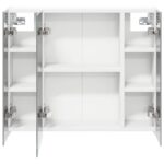 vidaXL Kúpeľňová zrkadlová skrinka Biela 60 x 14,5 x 50 cm – Obrázok 6