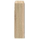 vidaXL Kúpeľňová zrkadlová skrinka Sonoma dub 60 x 14,5 x 50 cm – Obrázok 7