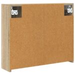 vidaXL Kúpeľňová zrkadlová skrinka Sonoma dub 60 x 14,5 x 50 cm – Obrázok 8
