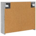 vidaXL Kúpeľňová zrkadlová skrinka Sivý Sonoma 60 x 14,5 x 50 cm – Obrázok 8