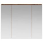 vidaXL Kúpeľňová zrkadlová skrinka Staré drevo 60 x 14,5 x 50 cm – Obrázok 5
