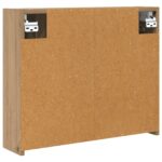 vidaXL Kúpeľňová zrkadlová skrinka Remeselnícky dub 60 x 14,5 x 50 cm – Obrázok 8