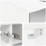 vidaXL Kúpeľňová zrkadlová skrinka Biela 60 x 14,5 x 50 cm – Obrázok 10