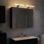 vidaXL Kúpeľňová zrkadlová skrinka Čierny dub 60 x 14,5 x 50 cm – Obrázok 4