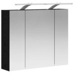 vidaXL Kúpeľňová zrkadlová skrinka Čierny dub 60 x 14,5 x 50 cm – Obrázok 5