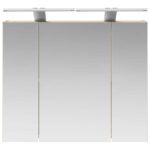 vidaXL Kúpeľňová zrkadlová skrinka Sonoma dub 60 x 14,5 x 50 cm – Obrázok 6