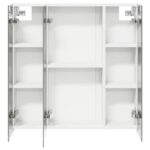 vidaXL Kúpeľňová zrkadlová skrinka Biela 70 x 14,5 x 70 cm – Obrázok 6