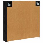 vidaXL Kúpeľňová zrkadlová skrinka Čierny dub 70 x 14,5 x 70 cm – Obrázok 8