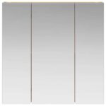 vidaXL Kúpeľňová zrkadlová skrinka Remeselnícky dub 70 x 14,5 x 70 cm – Obrázok 5