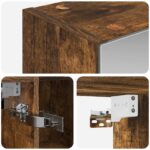 vidaXL Kúpeľňová zrkadlová skrinka Dymová dub 70 x 14,5 x 70 cm – Obrázok 10
