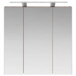 vidaXL Kúpeľňová zrkadlová skrinka Dymová dub 70 x 14,5 x 70 cm – Obrázok 6