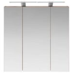 vidaXL Kúpeľňová zrkadlová skrinka Staré drevo 70 x 14,5 x 70 cm – Obrázok 6
