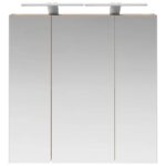 vidaXL Kúpeľňová zrkadlová skrinka Remeselnícky dub 70 x 14,5 x 70 cm – Obrázok 6