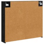 vidaXL Kúpeľňová zrkadlová skrinka Čierny dub 80 x 14.5 x 70 cm – Obrázok 8