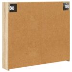 vidaXL Kúpeľňová zrkadlová skrinka Sonoma dub 80 x 14.5 x 70 cm – Obrázok 8