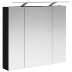 vidaXL Kúpeľňová zrkadlová skrinka Čierny dub 80 x 14.5 x 70 cm – Obrázok 5