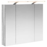 vidaXL Kúpeľňová zrkadlová skrinka Sivý Sonoma 80 x 14.5 x 70 cm – Obrázok 2
