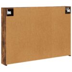 vidaXL Kúpeľňová zrkadlová skrinka Dymová dub 100 x 14,5 x 70 cm – Obrázok 8
