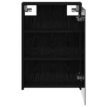 vidaXL Kúpeľňová zrkadlová skrinka Čierny dub 43 x 16 x 62.5 cm – Obrázok 6