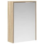 vidaXL Kúpeľňová zrkadlová skrinka Sonoma dub 43 x 16 x 62.5 cm – Obrázok 2