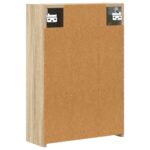 vidaXL Kúpeľňová zrkadlová skrinka Sonoma dub 43 x 16 x 62.5 cm – Obrázok 8