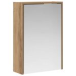 vidaXL Kúpeľňová zrkadlová skrinka Remeselnícky dub 43 x 16 x 62.5 cm – Obrázok 2