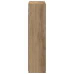 vidaXL Kúpeľňová zrkadlová skrinka Remeselnícky dub 43 x 16 x 62.5 cm – Obrázok 7