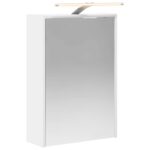 vidaXL Kúpeľňová zrkadlová skrinka s poličkou Biela 43 x 16 x 62.5 cm – Obrázok 2