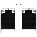 vidaXL Kúpeľňová zrkadlová skrinka Čierny dub 43 x 16 x 62.5 cm – Obrázok 12