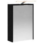 vidaXL Kúpeľňová zrkadlová skrinka Čierny dub 43 x 16 x 62.5 cm – Obrázok 2