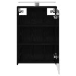 vidaXL Kúpeľňová zrkadlová skrinka Čierny dub 43 x 16 x 62.5 cm – Obrázok 7