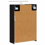vidaXL Kúpeľňová zrkadlová skrinka Čierny dub 43 x 16 x 62.5 cm – Obrázok 9