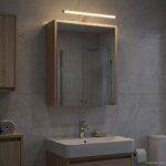 vidaXL Kúpeľňová zrkadlová skrinka Sonoma dub 43 x 16 x 62.5 cm – Obrázok 4