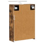 vidaXL Kúpeľňová zrkadlová skrinka Dymová dub 43 x 16 x 62.5 cm – Obrázok 9