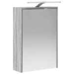 vidaXL Kúpeľňová zrkadlová skrinka Sivý Sonoma 43 x 16 x 62.5 cm – Obrázok 5