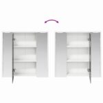 vidaXL Kúpeľňová zrkadlová skrinka Biela 63,5 x 16 x 62,5 cm – Obrázok 10