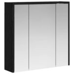 vidaXL Kúpeľňová zrkadlová skrinka Čierny dub 63,5 x 16 x 62,5 cm – Obrázok 2