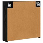 vidaXL Kúpeľňová zrkadlová skrinka Čierny dub 63,5 x 16 x 62,5 cm – Obrázok 8