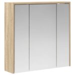 vidaXL Kúpeľňová zrkadlová skrinka Sonoma dub 63,5 x 16 x 62,5 cm – Obrázok 2