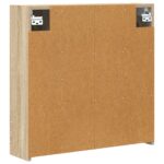 vidaXL Kúpeľňová zrkadlová skrinka Sonoma dub 63,5 x 16 x 62,5 cm – Obrázok 8