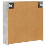 vidaXL Kúpeľňová zrkadlová skrinka Betónová šedá 63,5 x 16 x 62,5 cm – Obrázok 8