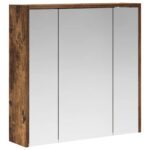 vidaXL Kúpeľňová zrkadlová skrinka Dymová dub 63,5 x 16 x 62,5 cm – Obrázok 2