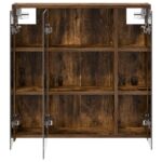 vidaXL Kúpeľňová zrkadlová skrinka Dymová dub 63,5 x 16 x 62,5 cm – Obrázok 6