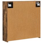 vidaXL Kúpeľňová zrkadlová skrinka Dymová dub 63,5 x 16 x 62,5 cm – Obrázok 8