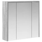 vidaXL Kúpeľňová zrkadlová skrinka Sivý Sonoma 63,5 x 16 x 62,5 cm – Obrázok 2