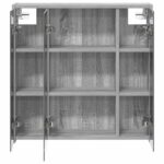 vidaXL Kúpeľňová zrkadlová skrinka Sivý Sonoma 63,5 x 16 x 62,5 cm – Obrázok 6