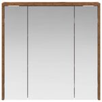 vidaXL Kúpeľňová zrkadlová skrinka Staré drevo 63,5 x 16 x 62,5 cm – Obrázok 5
